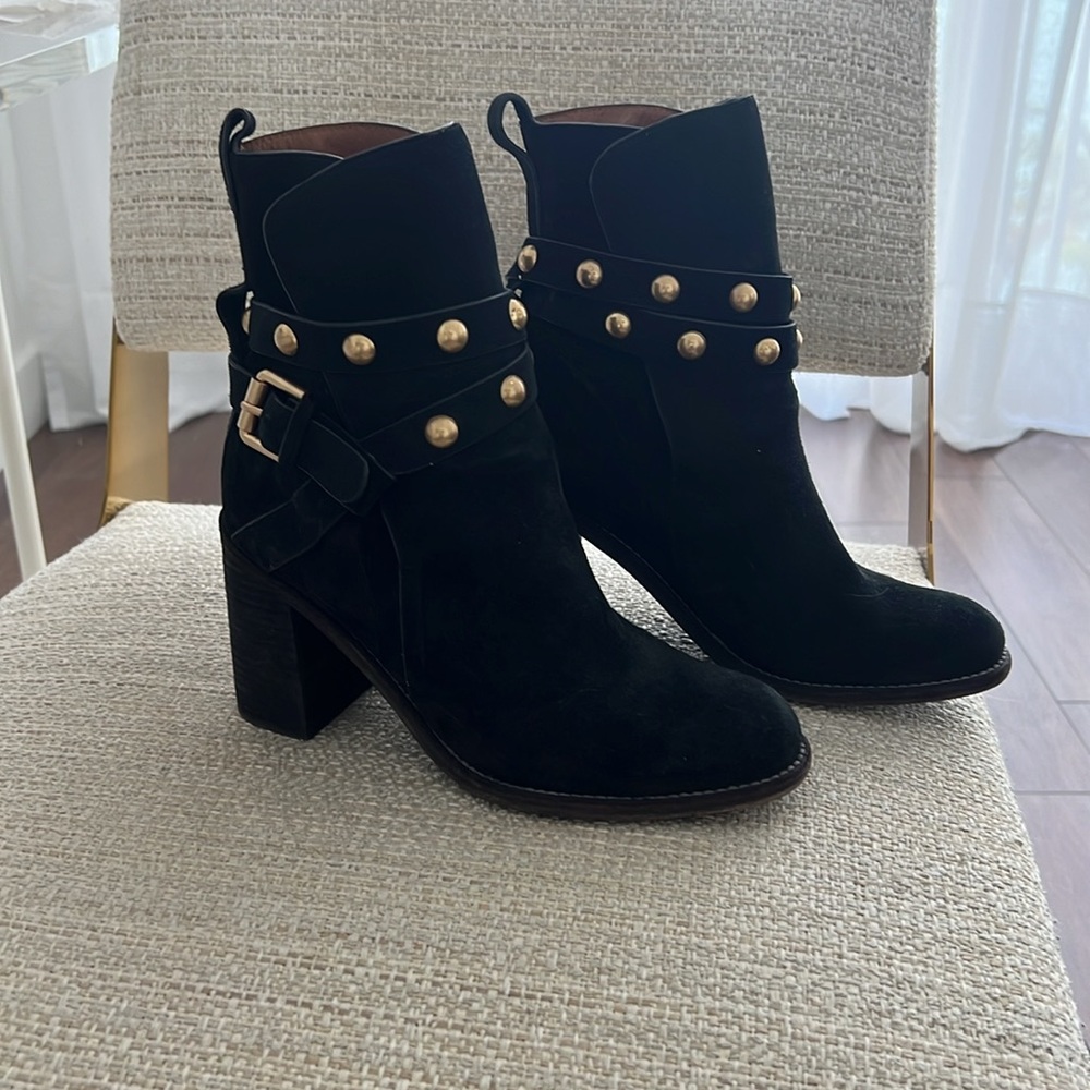 See By Chloe black suede boots